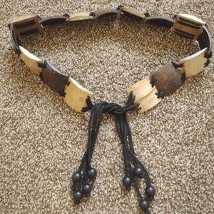 Women's Bamboo and Coconut wood Belt